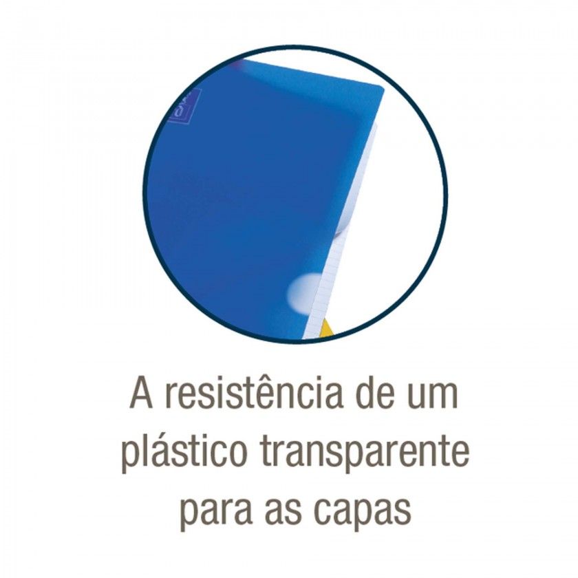 Caderno Agrafado Oxford European A4 48 Folhas 90gr Pautado