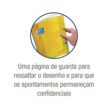 Caderno Agrafado Oxford Pautado A4 48 Folhas 90gr