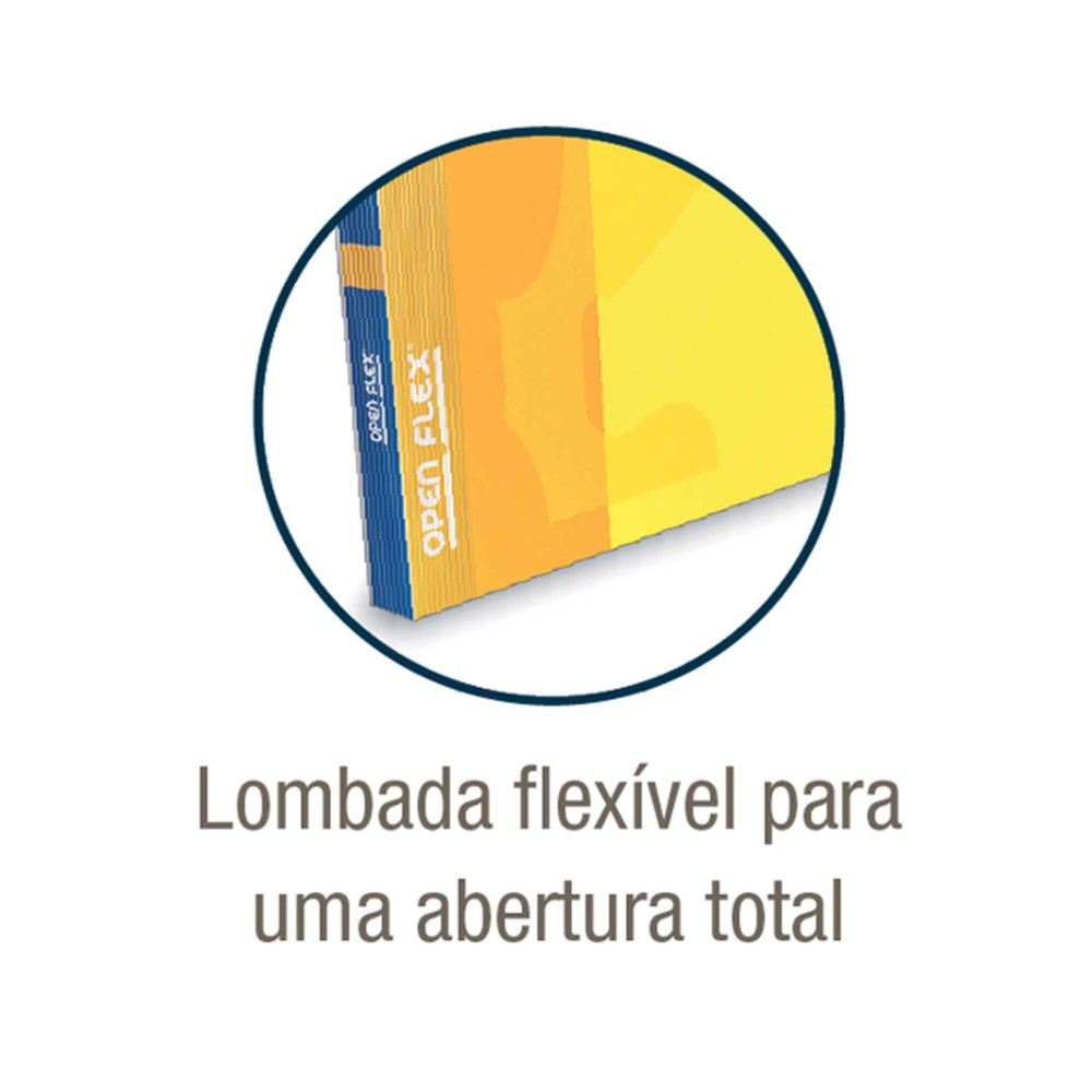 Caderno Agrafado Oxford Pautado A4 48 Folhas 90gr