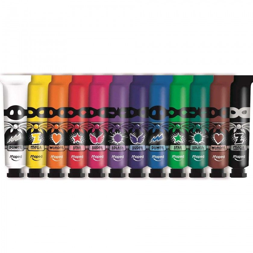 Guache Maped 12 Cores Caixa Cart�o