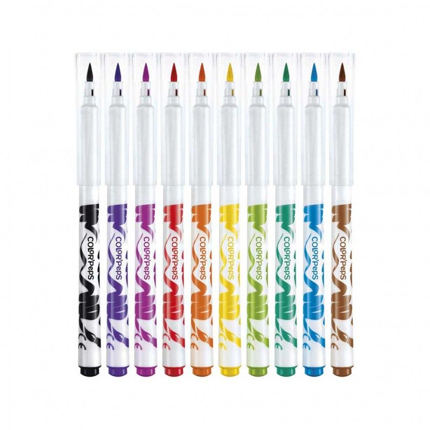 Marcadores Maped Brush 10 Cores