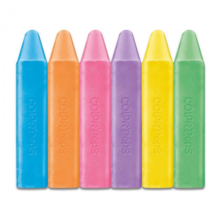 Giz Maped Calçada 6 Cores Giz Maped Calçada 6 Cores