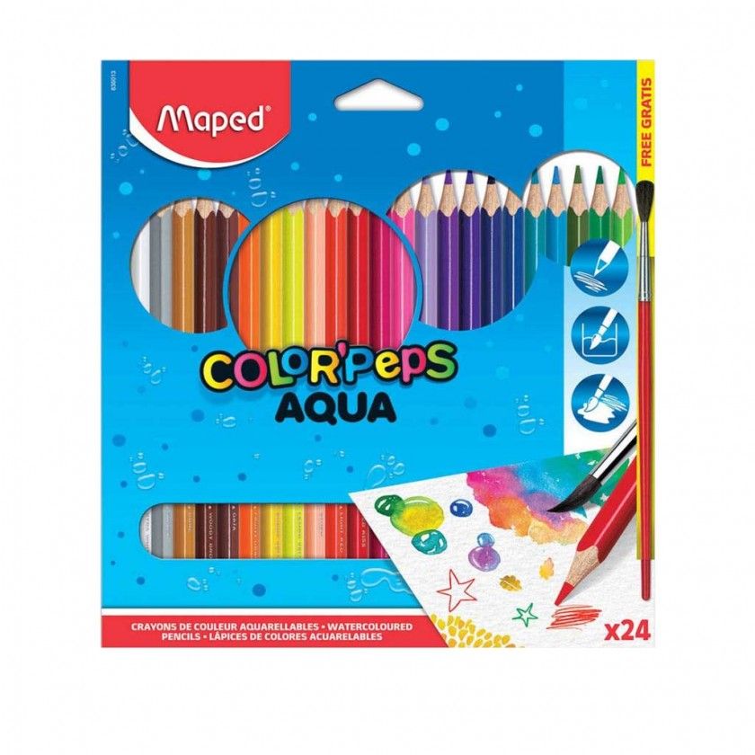 L�pis Cor Maped Aquarelavel Cores 2.9mm