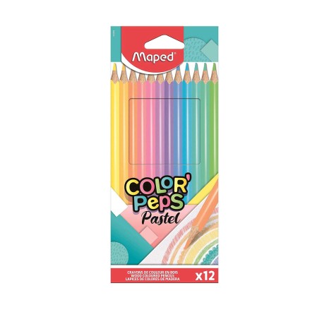 Lapis Cor Mapedes Pastel 12 Cores - Image product