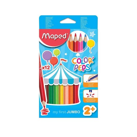 Lápis Cor Maped Strong Jumbo 12 Cores - Image product