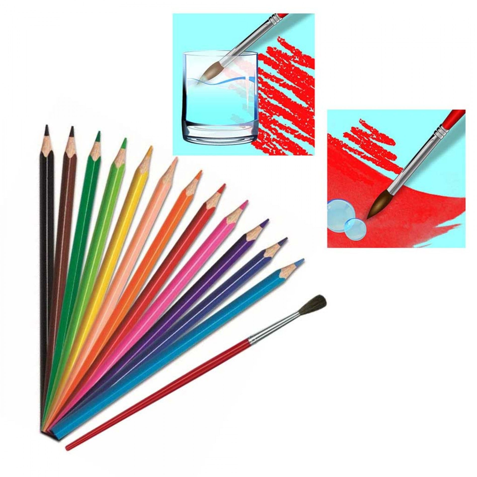 Lapis Cor Maped Aquarelavel 12 Cores 2.9mm