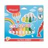Marcador Maped Jumbo 12 Cores 5mm Marcador Maped Jumbo 12 Cores 5mm