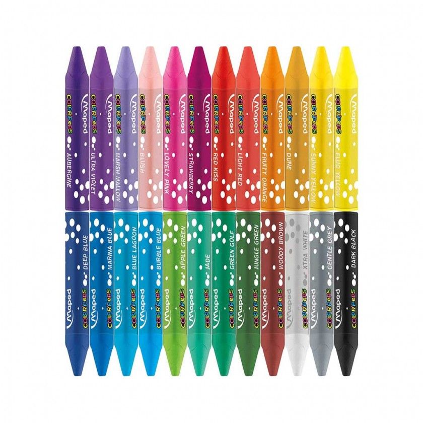 Pastel leo Maped Maxi 24 Cores