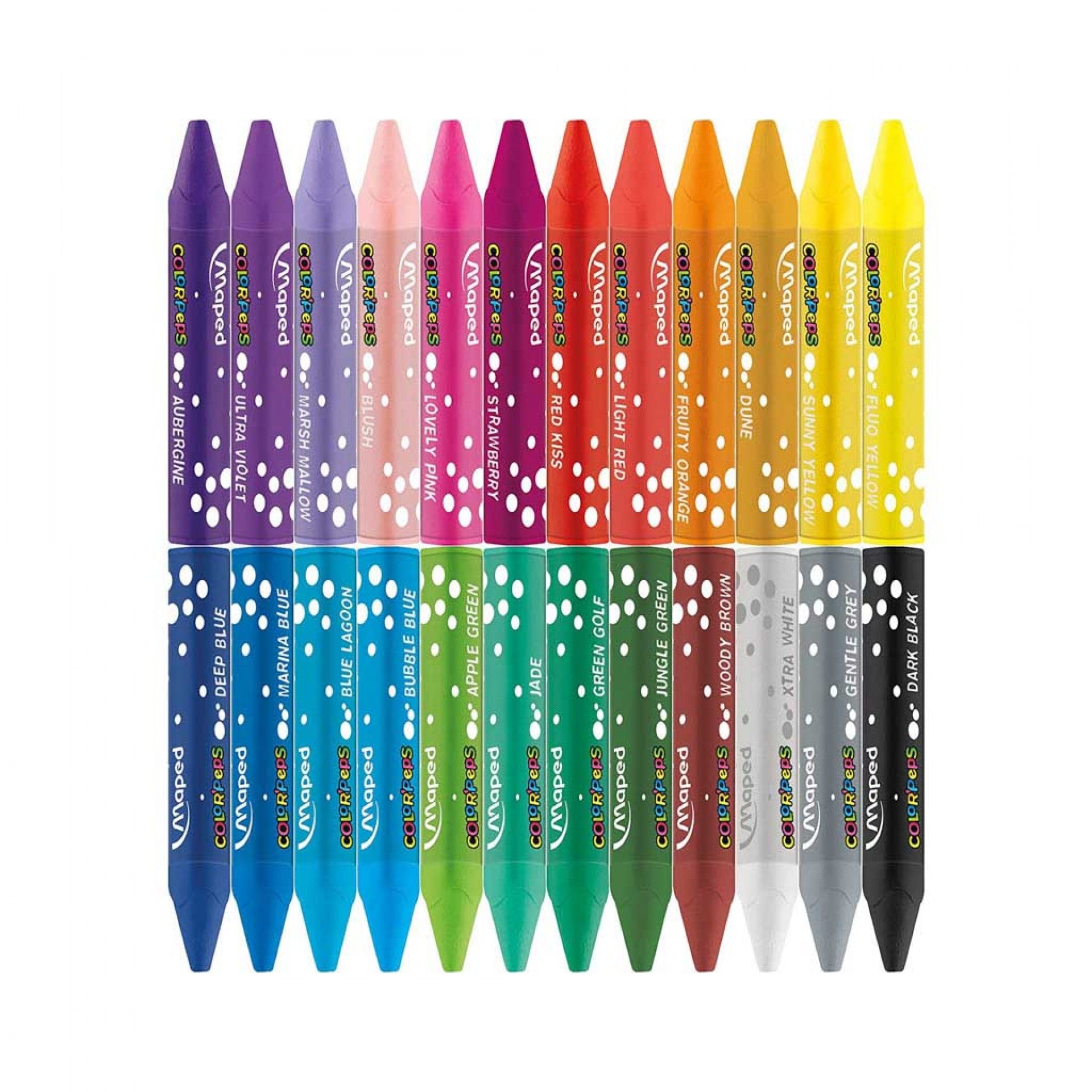 Pastel Óleo Maped Maxi 24 Cores