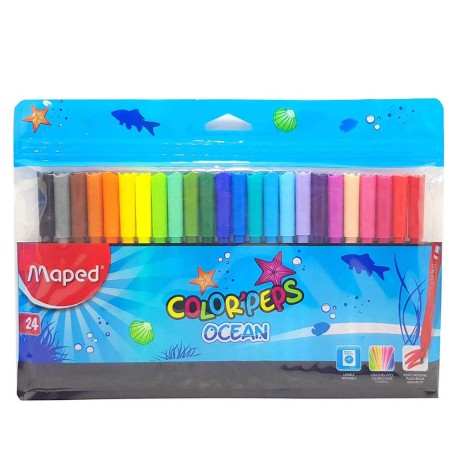 Marcador Maped Colorpeps Ocean 24 Cores 2mm - Image product