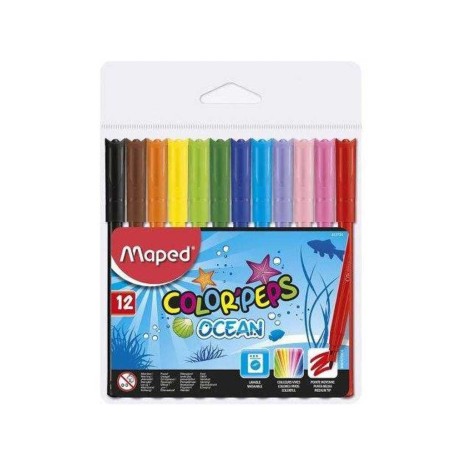 Marcador Maped Colorpeps Ocean 12 Cores 2mm - Image product