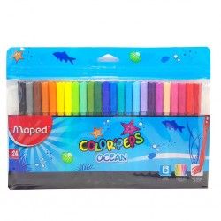 Marcador Maped Colorpeps Ocean 24 Cores 2mm
