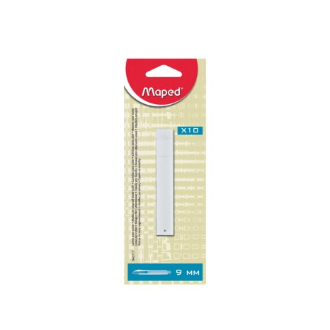 Laminas Maped Para Cortante Mini 9mm Pack 10 - Image product