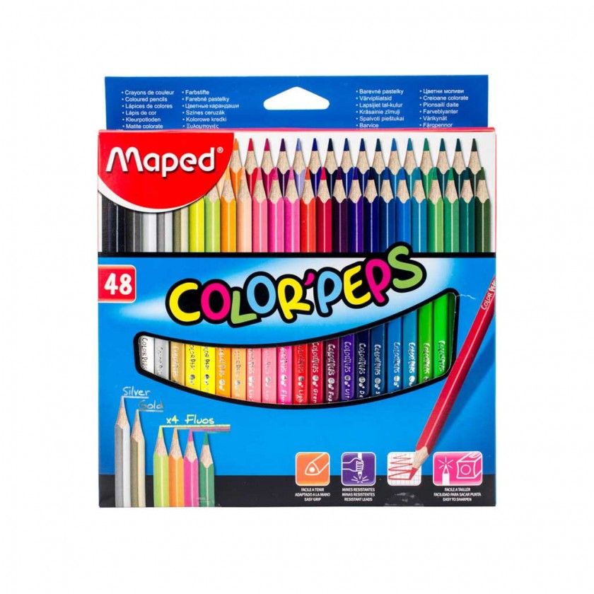 Lapis Cor Maped Color Peps Star 48 Cores 2.9mm Lapis Cor Maped Color Peps Star 48 Cores 2.9mm
