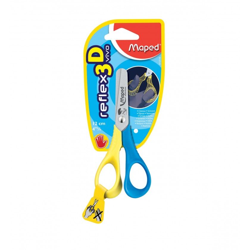 Tesoura Maped Vivo Left 12cm Blister Tesoura Maped Vivo Left 12cm Blister