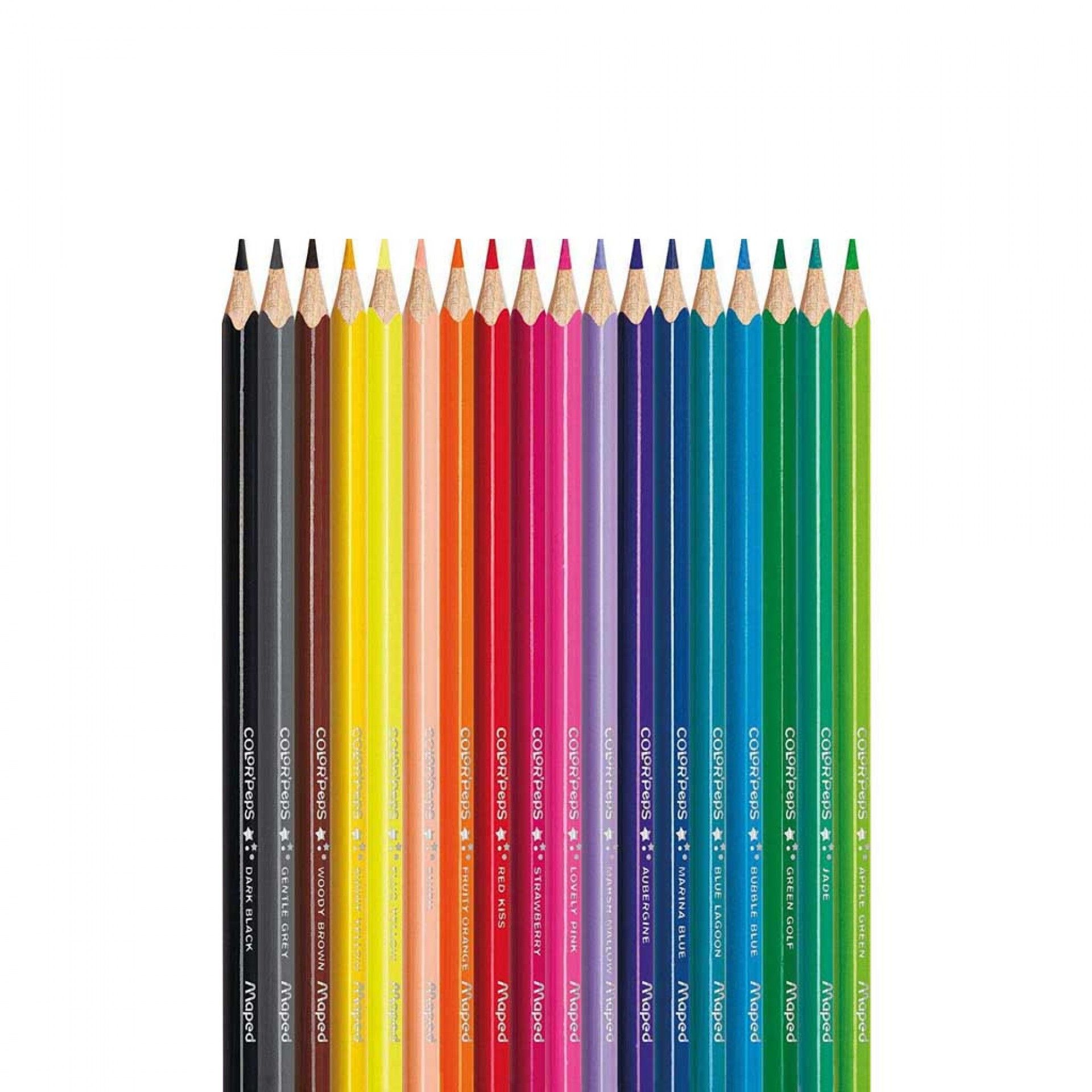 Lápis Cor Maped Color Peps Star 18 Cores 2.9mm