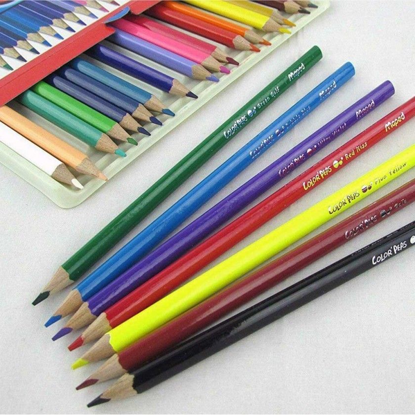 Lápis Cor Maped Color Peps Star 24 Cores 2.9mm Lápis Cor Maped Color Peps Star 24 Cores 2.9mm