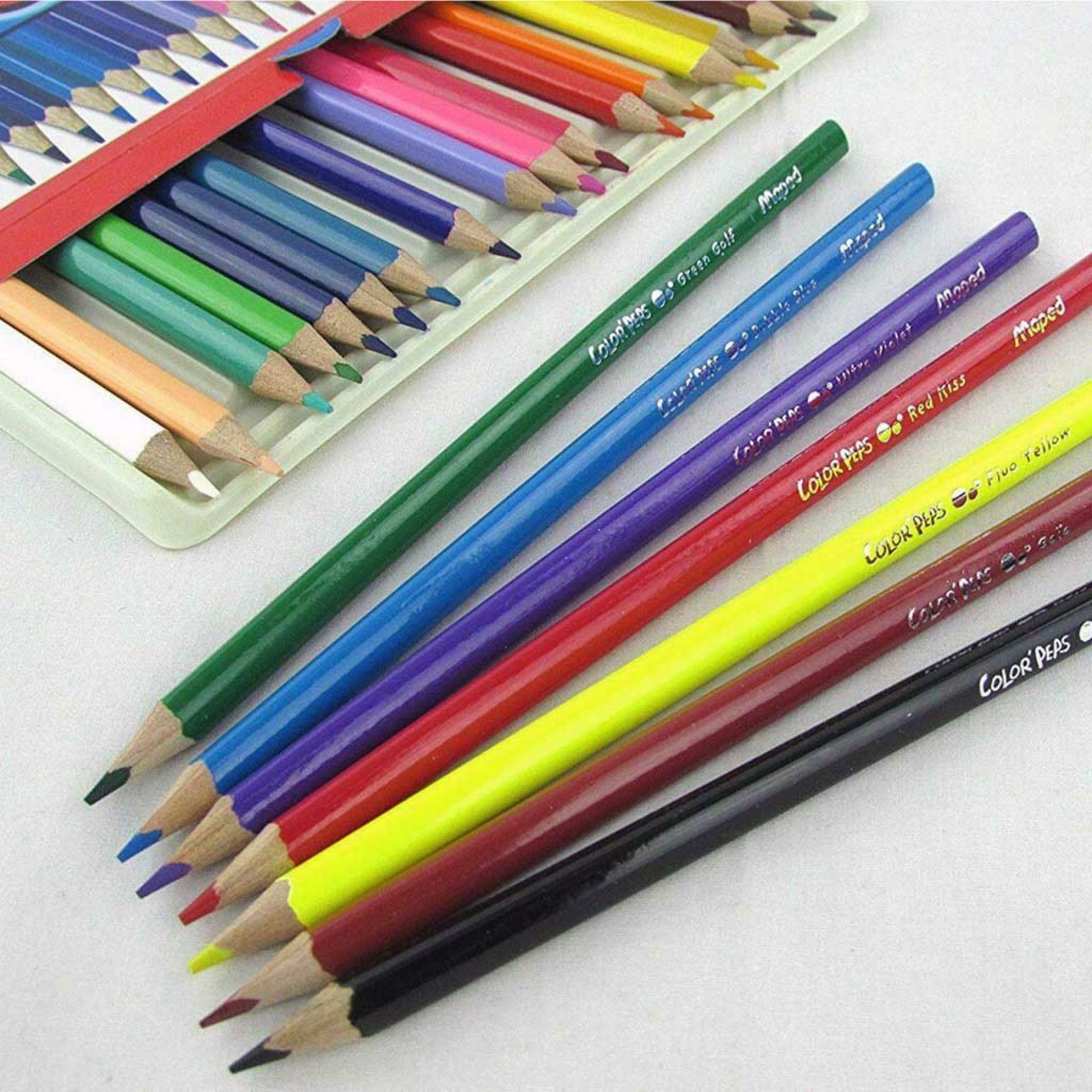 Lápis Cor Maped Color Peps Star 24 Cores 2.9mm