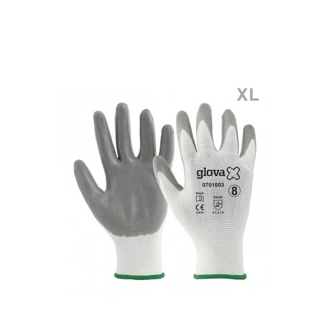 Luva Nylon com Nitrilo Cinzenta - Image product