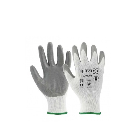 Luva Nylon com Nitrilo Cinzenta - Image product