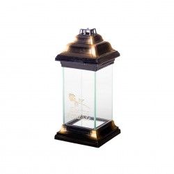 Candeeiro Roma Eterna Saudade Dourado 14X14X32cm