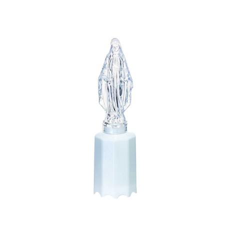 C�rio El�trico Nossa Senhora F�tima Luz Branca 5X5X18cm - Image product