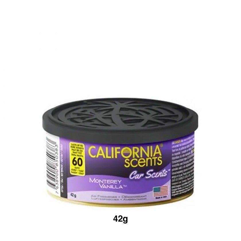 Ambientador Carro California Lata Baunilha 42gr Ambientador Carro California Lata Baunilha 42gr