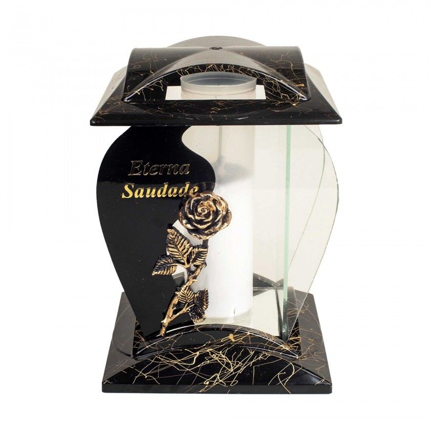 Candeeiro Capela Oval Ouro 23cm Candeeiro Capela Oval Ouro 23cm
