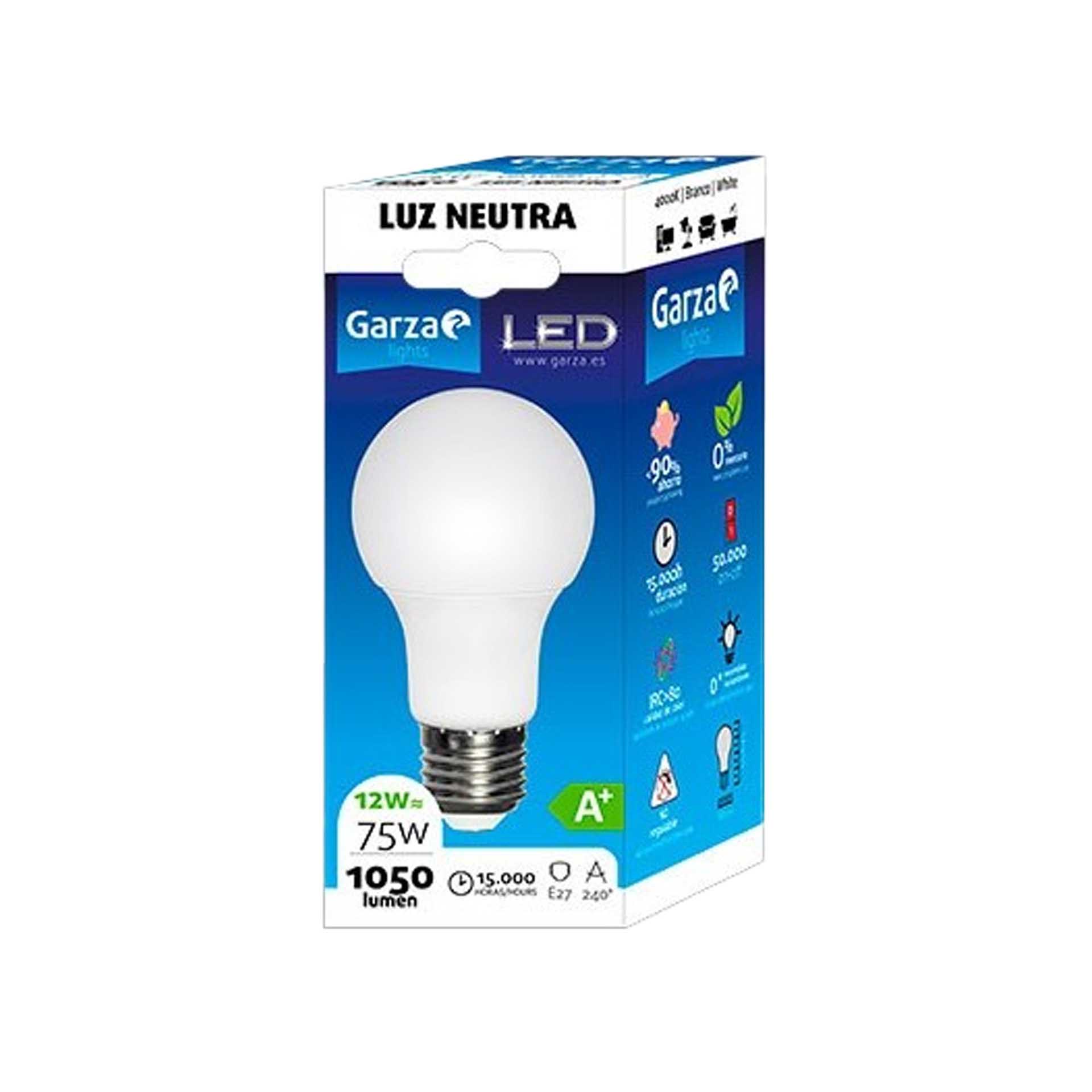 Lâmpada Led Standard E27 1060Lm 40K Luz Neutra