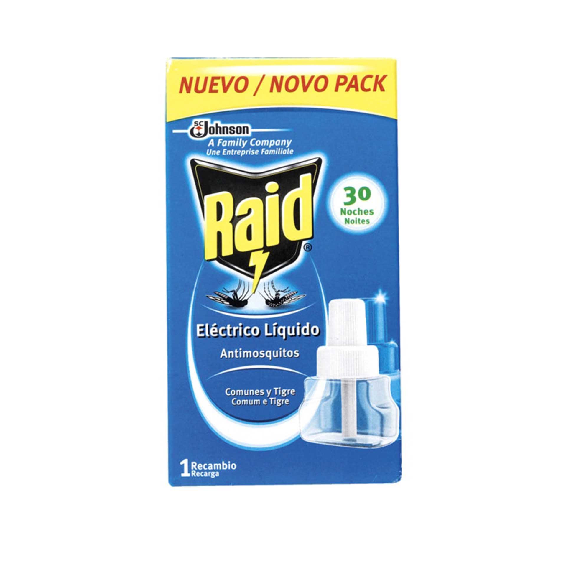 Inseticida Raid Recarga 21ml 30 Noites