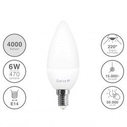 Lmpada Led Vela E14 5W Luz Neutra