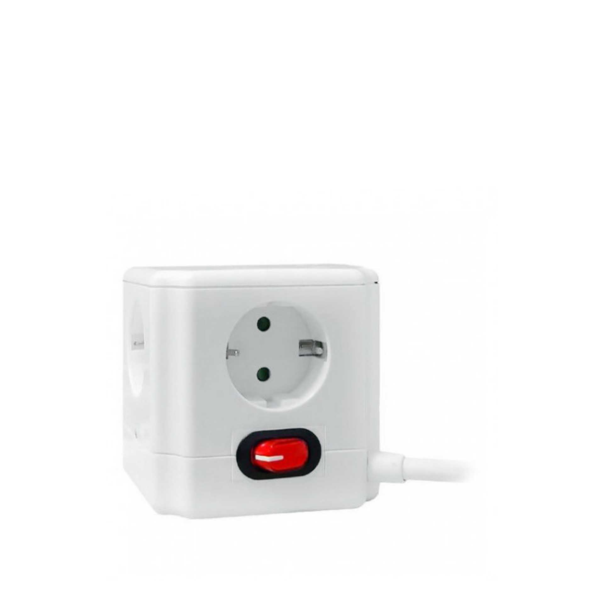 Extensão 4 Tomadas com Interruptor 1.5M