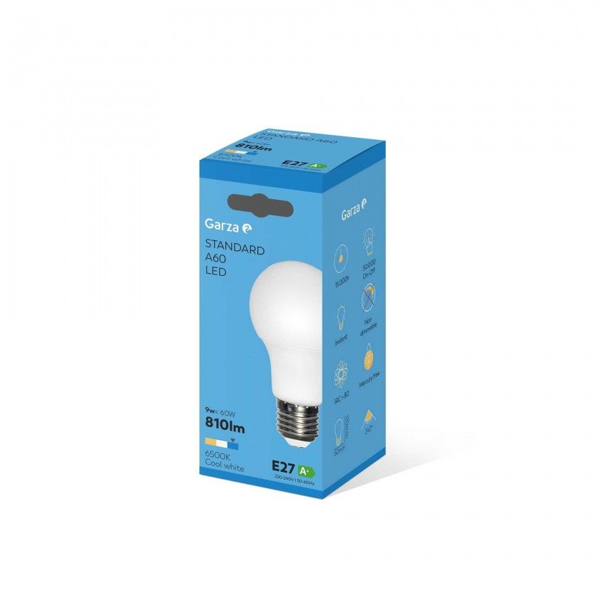 Lmpada Led Standard E27 9W Luz Fria