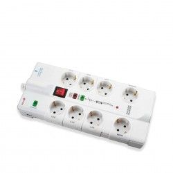 Extenso 5 Tomadas com Interruptor+Usb+Tv+Rj11 1.4M