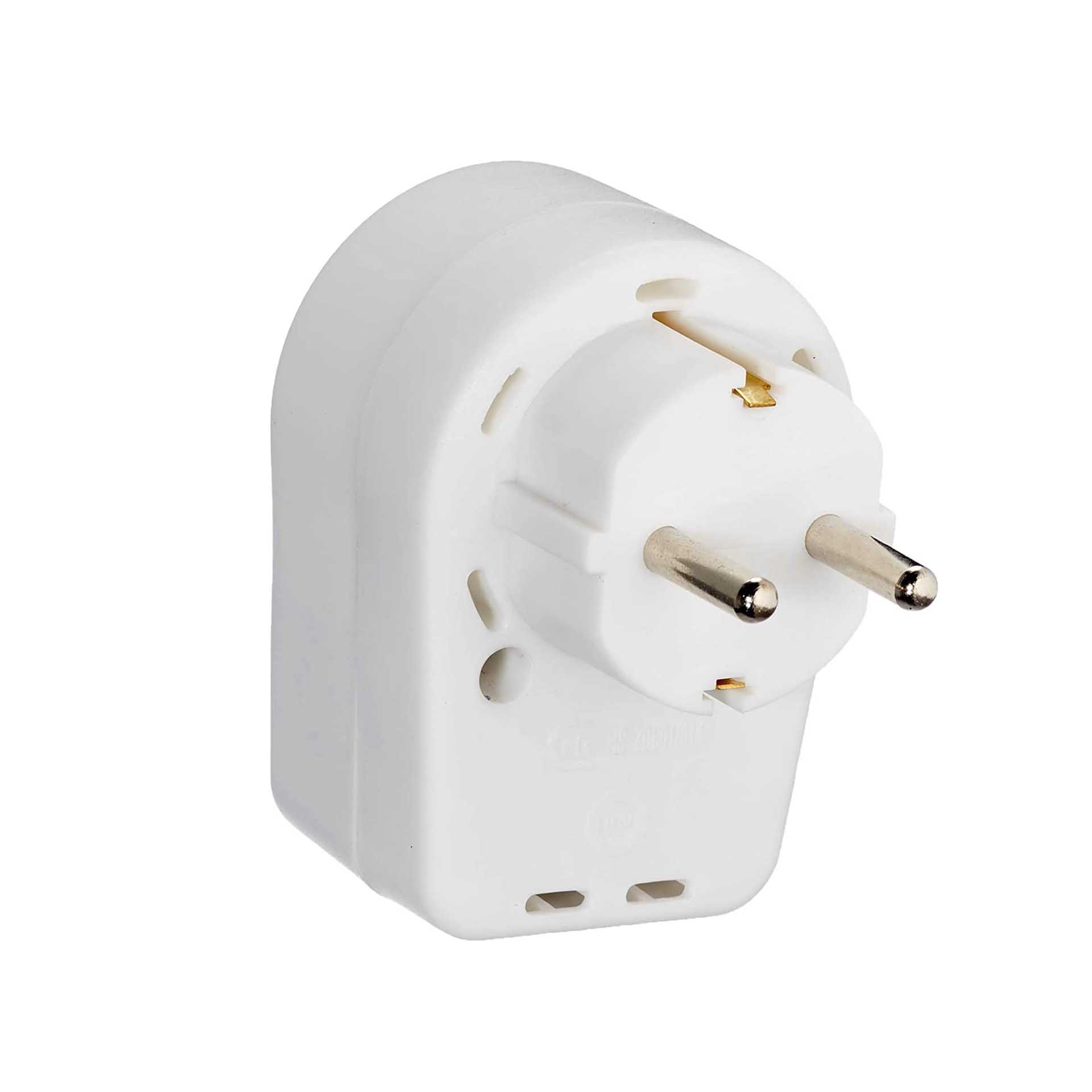 Adaptador 1 Tomada Frontal com Interrupetor