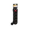 Extensão com Interruptor 4 Tomadas Preto 1.4m Extensão com Interruptor 4 Tomadas Preto 1.4m