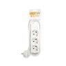 Extensão sem Interruptor 3 Tomadas Branco 1.4m Extensão sem Interruptor 3 Tomadas Branco 1.4m