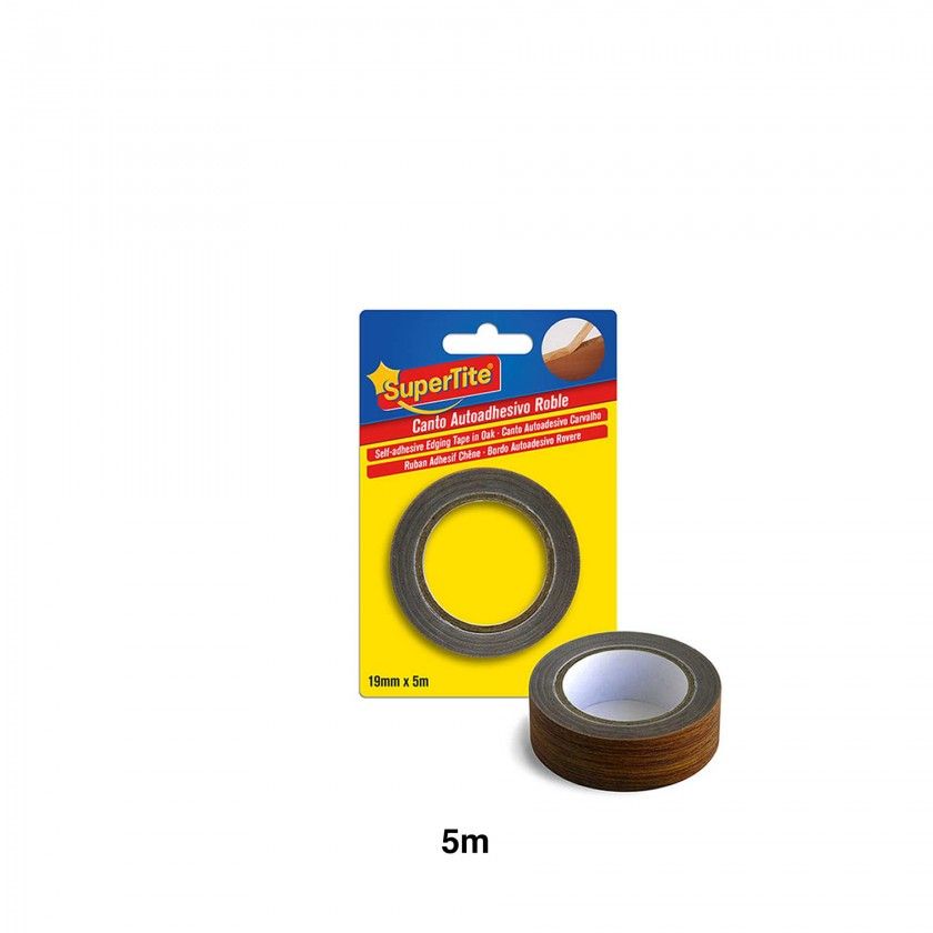 Rolo Canto Adesivo 19mmx5m Carvalho