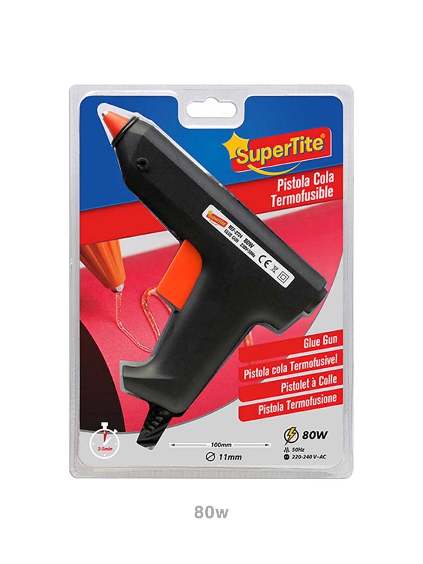 Pistola Cola Quente Supertite Maxi 80W 11X200mm