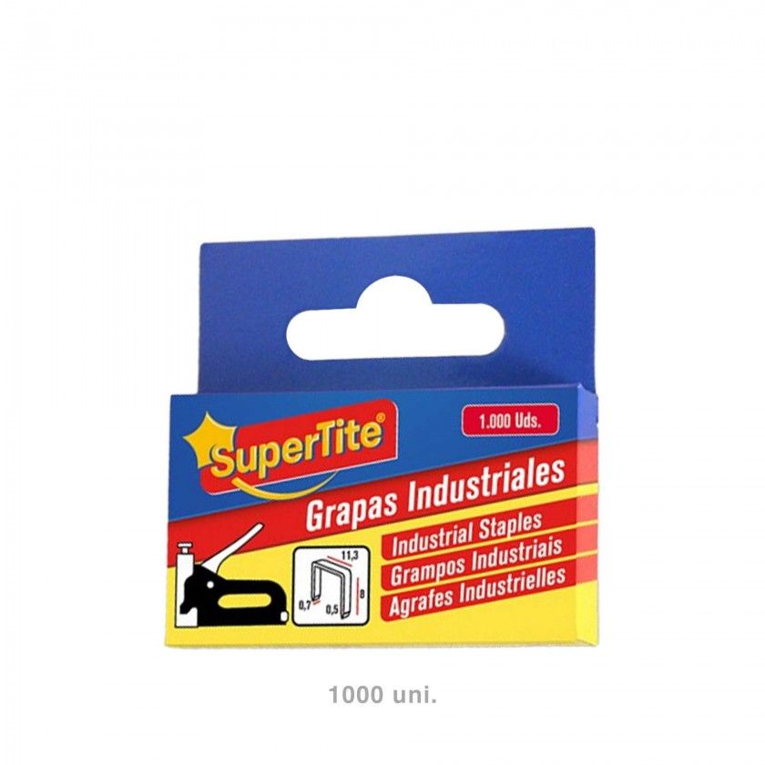 Agrafo Industrial 4-12X14mm 1000 Unidades