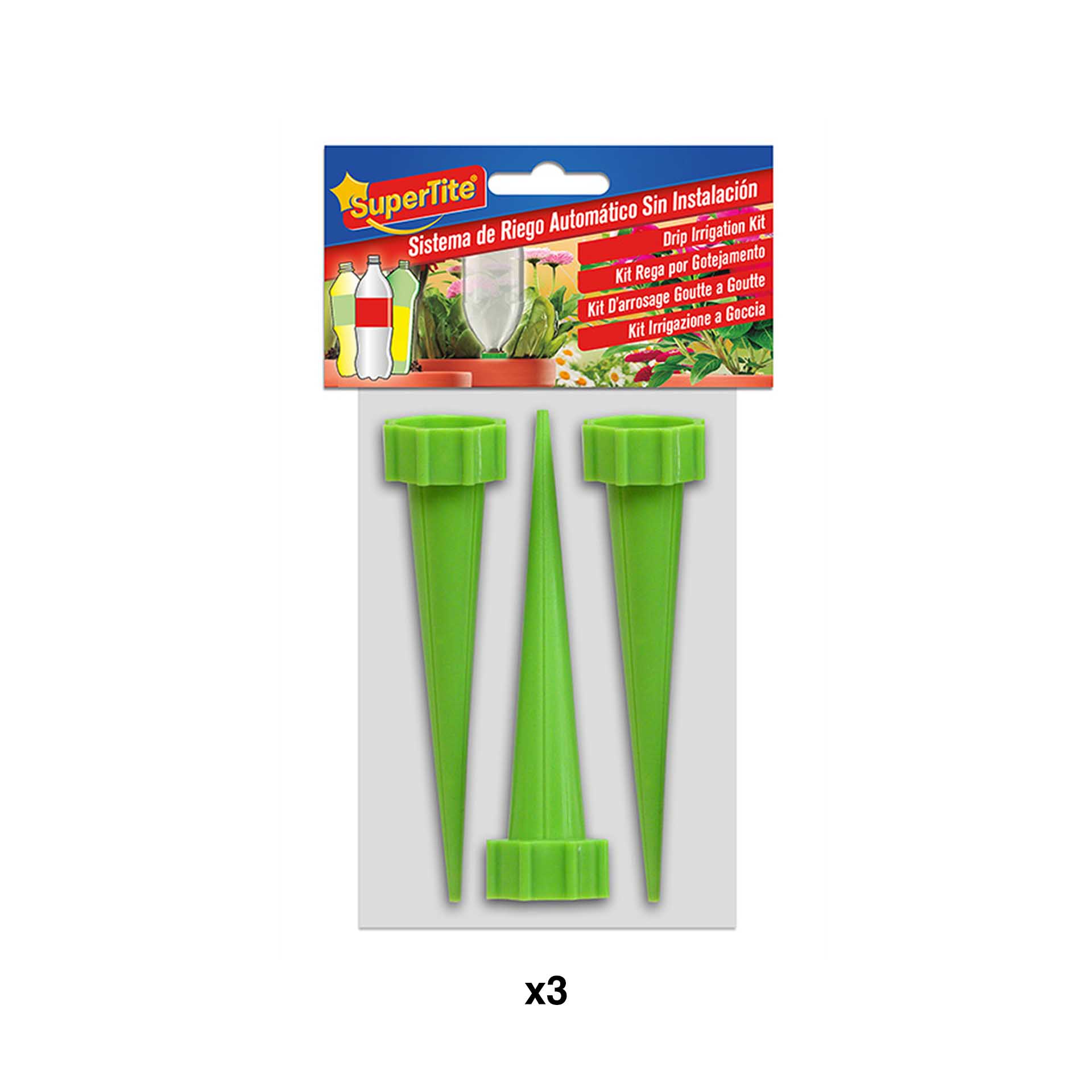 Kit Rega para Goteamento 3.5X13.5cm Pack 3