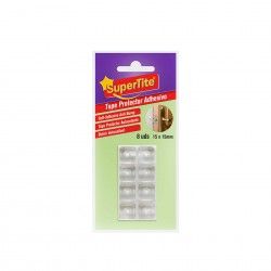 Protector Adesivo Supertite Transparente 15mm 8 Unidades