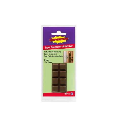 Protector Adesivo Supertite Castanho 15mm 8 Unidades - Image product