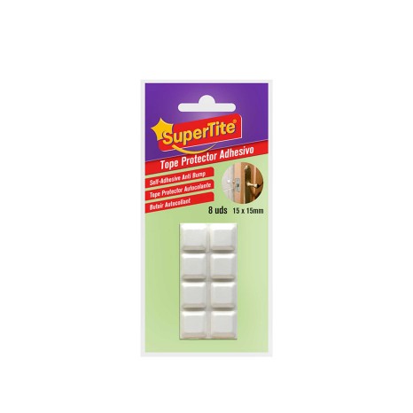 Protector Adesivo Supertite Branco 15mm 8 Unidades - Image product