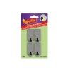SUPERTITE CABIDE ADESIVO INOX PACK 4