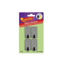 SUPERTITE CABIDE ADESIVO INOX PACK 4