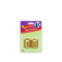 Cabide Adesivo Supertite Castanho Pack 2