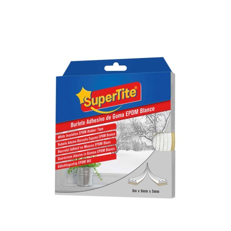 Fita Supertite Calafetar Epdm Branco 6mX9mmX5mm - Image product