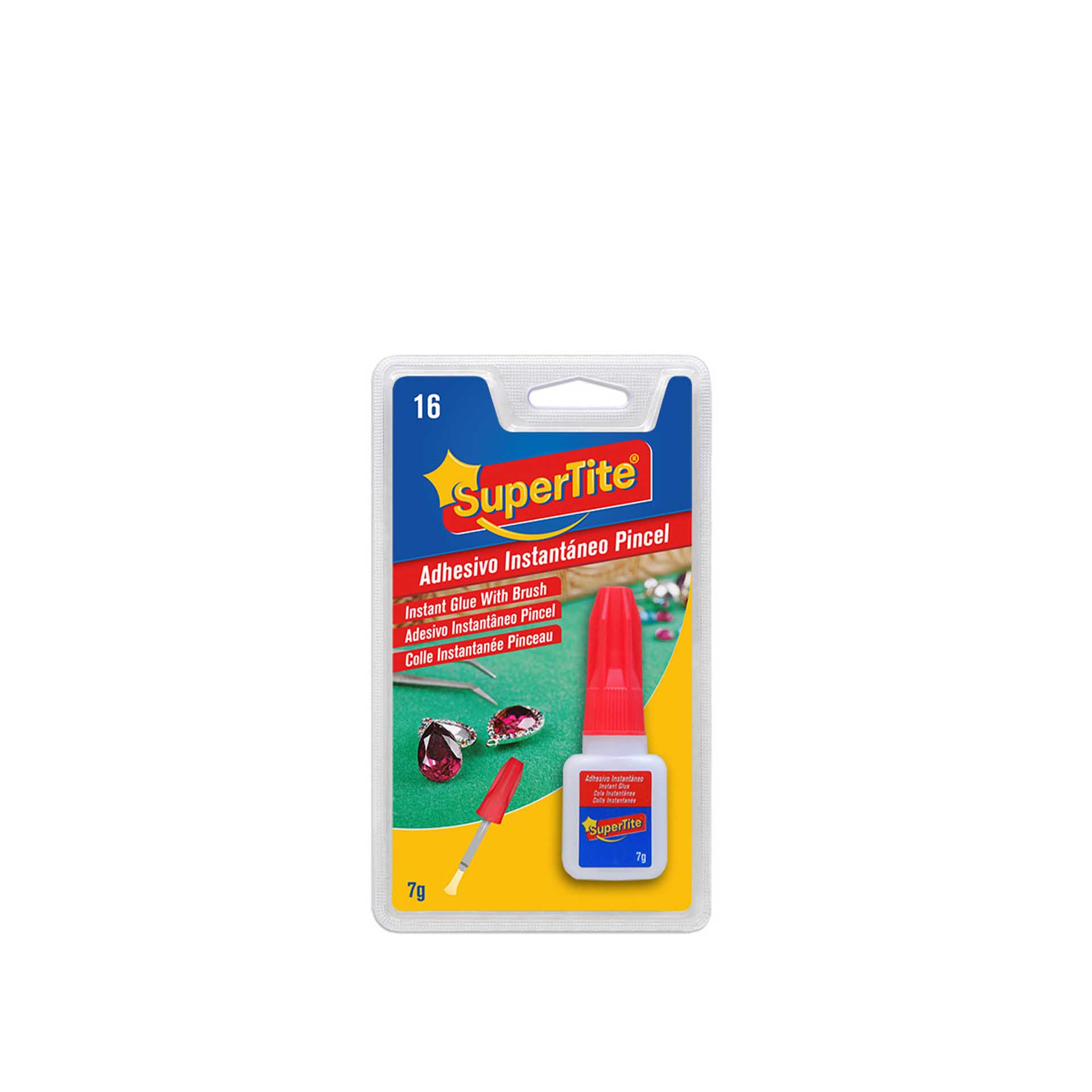 Cola Instantânea Supertite Pincel 7gr