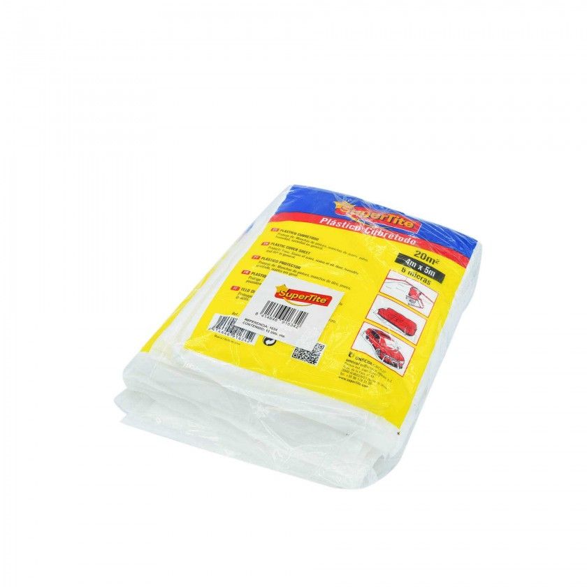Plástico Supertite para Cobertura 20M2 4X5m Plástico Supertite para Cobertura 20M2 4X5m
